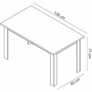 Obrazek Stół Finezja F24 sonoma czekoladowa