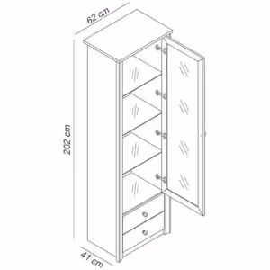 Obrazek Witryna Finezja F23 + led