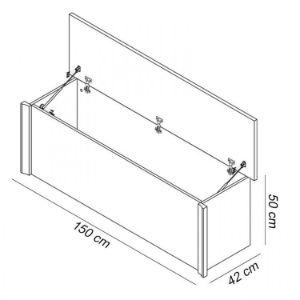 Obrazek Skrzynia na pościel Finezja F19