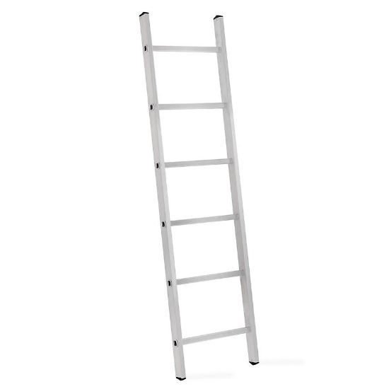 Obrazek Drabina aluminiowa jednoelementowa 6 stopniowa 125kg BL 