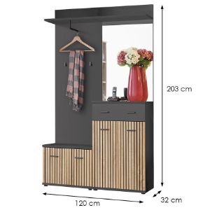 Obrazek Garderoba MARCO II artisan/antracyt anas mc2