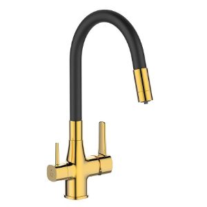 Obrazek Bateria zlewozmywakowa Trend gold z filtrem 