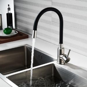 Obrazek Bateria zlewozmywakowa Samba Inox czarna