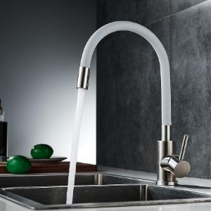 Obrazek Bateria zlewozmywakowa Samba Inox szara