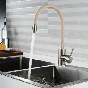Obrazek Bateria zlewozmywakowa Samba Inox beżowa