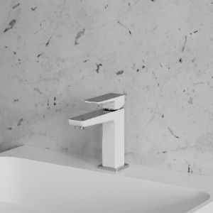 Obrazek Bateria umywalkowa biały/chrom Parma