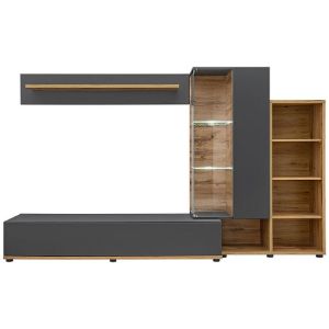 Obrazek Meblościanka Silk 2 Wotan/Antracyt