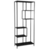 Obrazek Regał Benton 31333K czarny 6T 