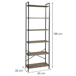 Obrazek Regał Modesto 31365A-6(W60) vintage 6T 