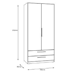 Obrazek Szafa Cadixo cdxs87-d78 dąb artisan 