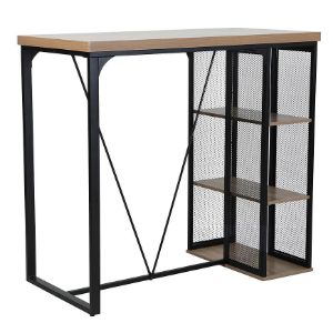 Obrazek Stół barowy Artemis B10033 dąb/czarny