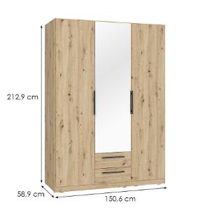 Obrazek Szafa Cadixo cdxs83s-d78 dąb artisan 