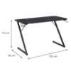 Obrazek Biurko gamingowe Bolt czarne