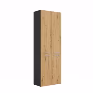 Obrazek Słupek łazienkowy Blanka dąb artisan/antracyt