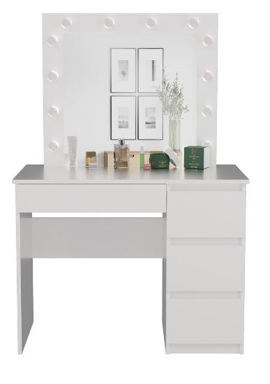 Obrazek Toaletka Star 3S prawe biały