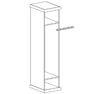 Obrazek Szafa Tadeusz T9 1D1S Dąb lefkas