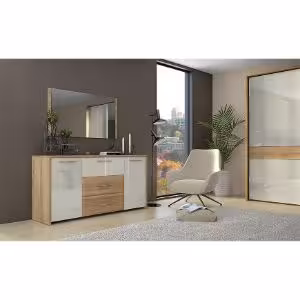 Obrazek Szafa 3d Gala pk281-og/gl pacific walnut/beige