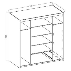 Obrazek Szafa Elena 4D Lefkas