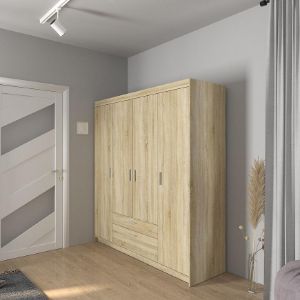 Obrazek Szafa Elena 4D Dąb Sonoma