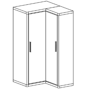 Obrazek Szafa narożna Dallas D21 dąb truflowy