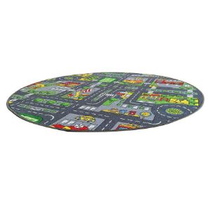 Obrazek Dywan Kids City 1,33/1,33 okrągły szary