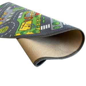 Obrazek Dywan Kids City 1,33/1,33 okrągły szary