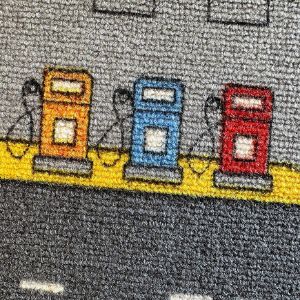 Obrazek Dywan Kids City 1,33/1,33 okrągły szary