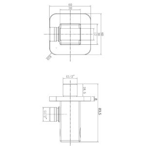 Obrazek Parma system wannowy podtynkowy 