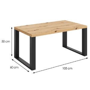 Obrazek Ława Mona 1050/600/500 dąb artisan/czarny