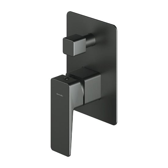 Obrazek Bateria wannowa podtynkowa Parma grafit