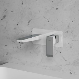 Obrazek Parma bateria umywalkowa podtynkowa biały/chrom 