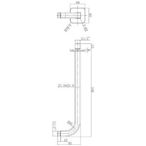Obrazek Parma system prysznicowy podtynkowy biały/chrom 