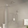 Obrazek Parma system prysznicowy podtynkowy biały/chrom 