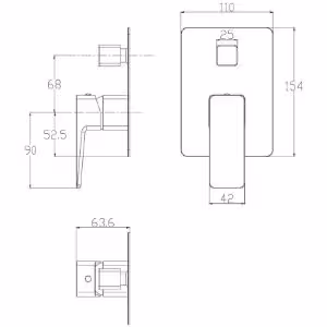 Obrazek System prysznicowy podtynkowy Parma