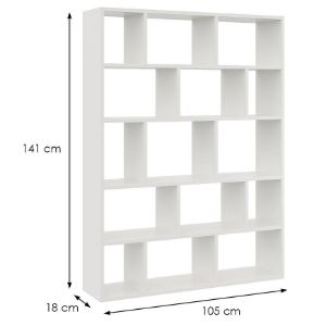 Obrazek Regał na książki – Biblioteczka nr 50 biały 