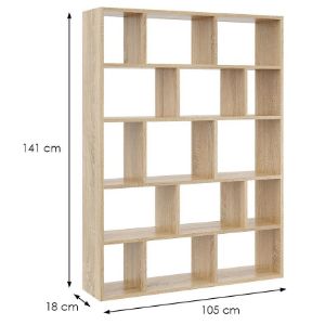 Obrazek Regał na książki – Biblioteczka nr 50 dąb sonoma 