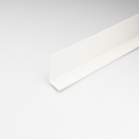 Obrazek Kątownik PVC biały satyna 20x20x1000 