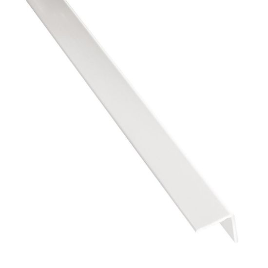 Obrazek Kątownik samoprzylepny PVC biały mat 11x11x1000 