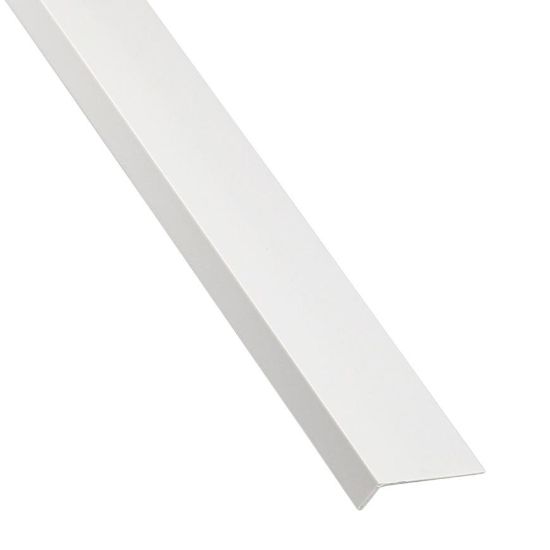 Obrazek Kątownik samoprzylepny PVC biały mat 19.5x7.5x1000 