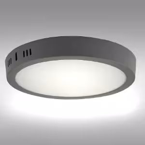 Obrazek Panel LED RING 24W 4200K Okrągły Jasno szary