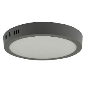 Obrazek Panel LED RING 24W 4200K Okrągły Jasno szary