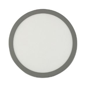 Obrazek Panel LED RING 24W 4200K Okrągły Jasno szary