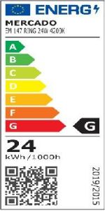 Obrazek Panel LED RING 24W 4200K Okrągły Satyna