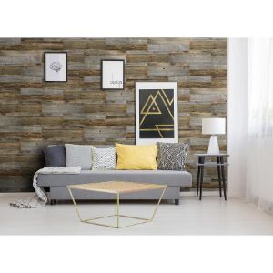Obrazek Panel ścienny drewniany Natural Wood Grey op=0,5m2 