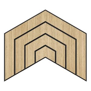 Obrazek Panel frezowany Dome dąb MDF 