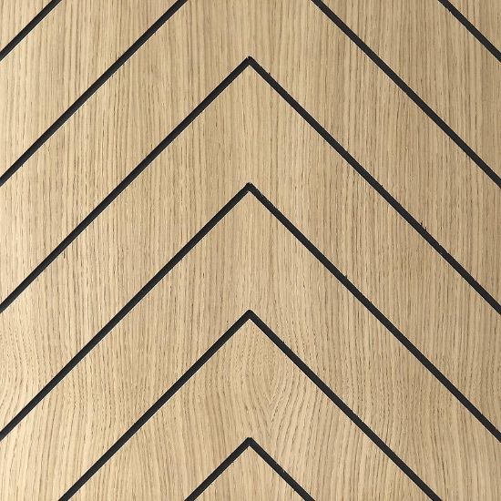 Obrazek Panel frezowany Quadro Abeto dąb 40x40 cm MDF 