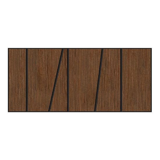 Obrazek Panel frezowany Slant wenge 65x29 cm MDF 