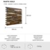 Obrazek Panel dekoracyjny samoprzylepny Mood Rustic Gold 