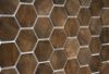 Obrazek Panel Dekoracyjny Hexagon Dąb Ciemny 