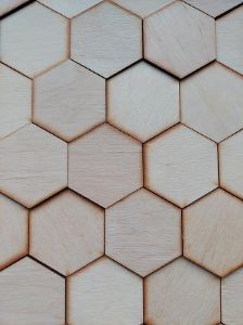 Obrazek Panel Dekoracyjny Hexagon Dąb Jasny 